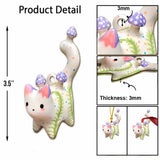 Cute Cat - Christmas Ornament With 3D Pattern Print (Printed On Both Sides)