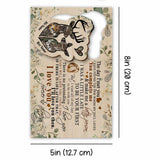To My Wife - Personalized Christmas Hunting Wooden Card Pop Out Ornament