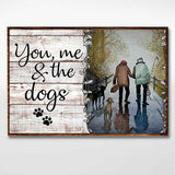 You, Me And The Dogs - Fishing Poster