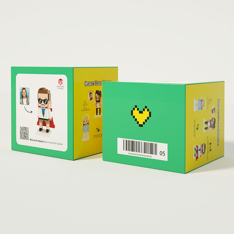 Any Photos - Personalized Kid Photos Brick Figures