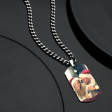 Any Photo - Personalized Military Dog Tags Necklace