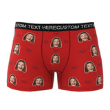 Custom Wife Or Girlfriend Face Boxers - Personalized Couple Men's boxer briefs