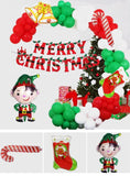 Merry Christmas - Christmas Balloons Set With Banner for Christmas
