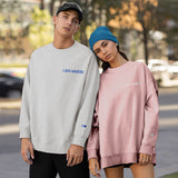 Custom Engraved Embroidery Round Neck Roman Numeral Date - Personalized Couple Sweatshirt