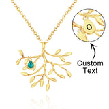 Our Family - Personalized Family Tree Necklace With Birthstone