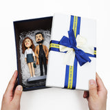 Personalized Couple Bride Holding Groom Bobblehead