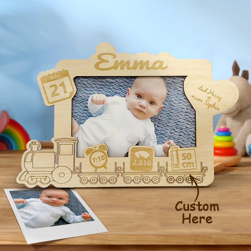 Any Newborn Photo - Personalized Newborn Newborn Photo Frame