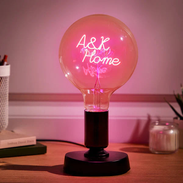 Any Name Light Bulbs - Personalized Any Name Light Bulbs Lamp