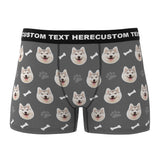 Custom Dog Face Boxers - Personalized Dog Men's boxer briefs