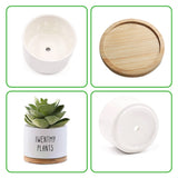 Custom Text Plant Pot - gift for her, plant mom, wife, mom - Personalized Ceramic Pot