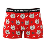 Custom Dog Face Boxers - Personalized Dog Men's boxer briefs