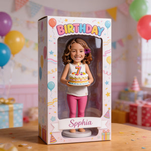 Personalized Latina Little Girl Milestone Birthday Shaped Acrylic Plaque - Custom Birthday Gift for Daughter, Granddaughter, Niece