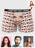 Custom Wife Or Girlfriend Face Boxers - Personalized Couple Men's boxer briefs