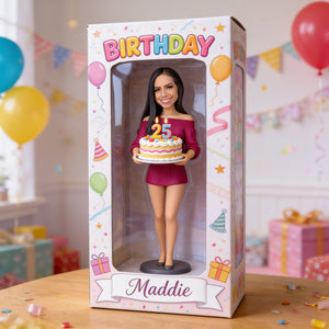 Personalized Latina Woman Milestone Birthday Shaped Acrylic Plaque - Custom Birthday Gift for Wife, Girlfriend, Daughter