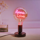 Any Name Light Bulbs - Personalized Any Name Light Bulbs Lamp