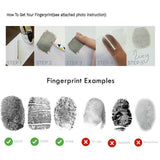 Custom Fingerprints Fingerprint Keychain - gift for girlfriend, boyfriend, wife, husband - Personalized Keychain