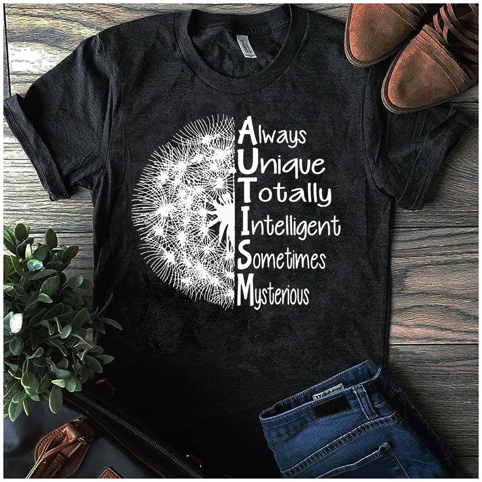 T-shirt et sweat à capuche Always Unique pour la sensibilisation à l'autisme 0523