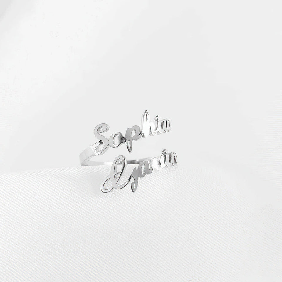 Double Name S925 Silver - Personalized Double Name S925 Silver
