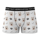 Custom Dog Face Boxers - Personalized Dog Men's boxer briefs