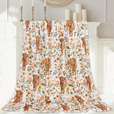 Highland Cow Lover Highland Cow Blanket 0624