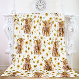 Cute Highland Cow Highland Cow Blanket 0624