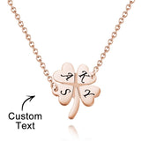 Lucky Clover - Personalized Loving Lucky Leaf Necklace