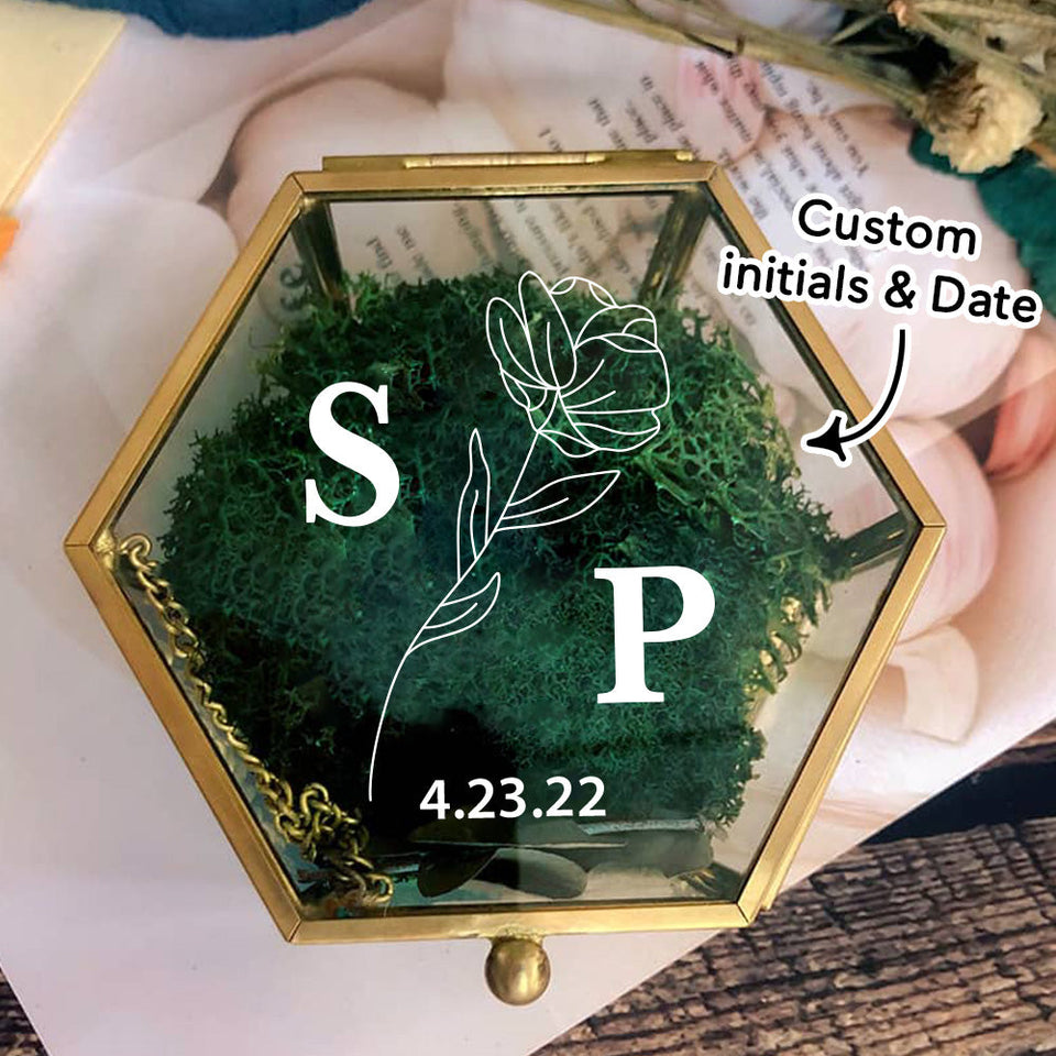 Mountain Ocean Lovers Matching Ringss - Couple Ring