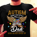 T-shirt et sweat-shirt « Papa autiste » pour la sensibilisation à l’autisme 0523