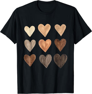 Proud Black Heart African American T-shirt & Hoodie 0224