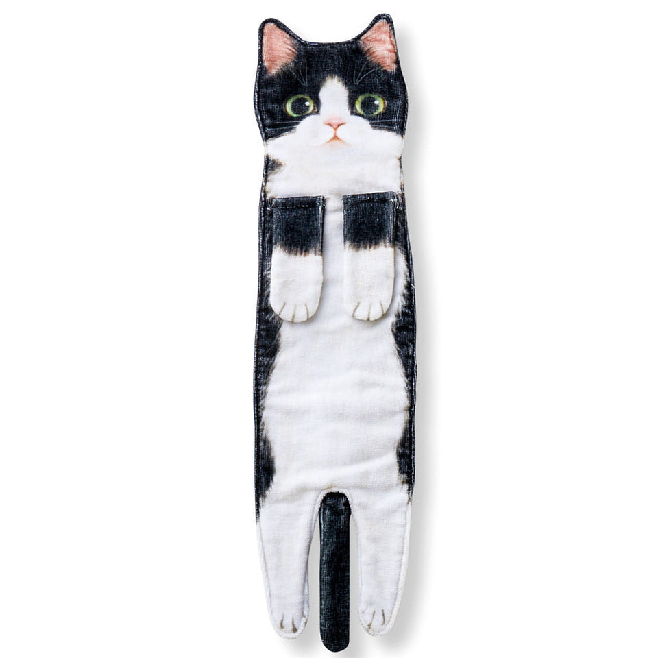 Funny Cat - Personalized Cute Cat Decor Hanging Towel