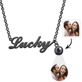 Personalized Signature Lucky Name Projection Charm - gift for who lost a loved one