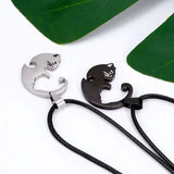 Matching Cat - Personalized Couple Matching Cat Necklace