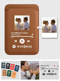 Custom Music Code And Photo - Personalized Spotify Code MagSafe Wallet Card Holder