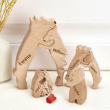Bear Family - Personalized Family Wooden Puzzle