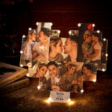 Custom Heart Photo Lamp - Personalized Couple Lamp
