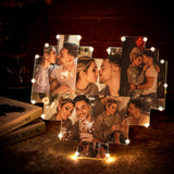 Custom Heart Photo Lamp - Personalized Couple Lamp