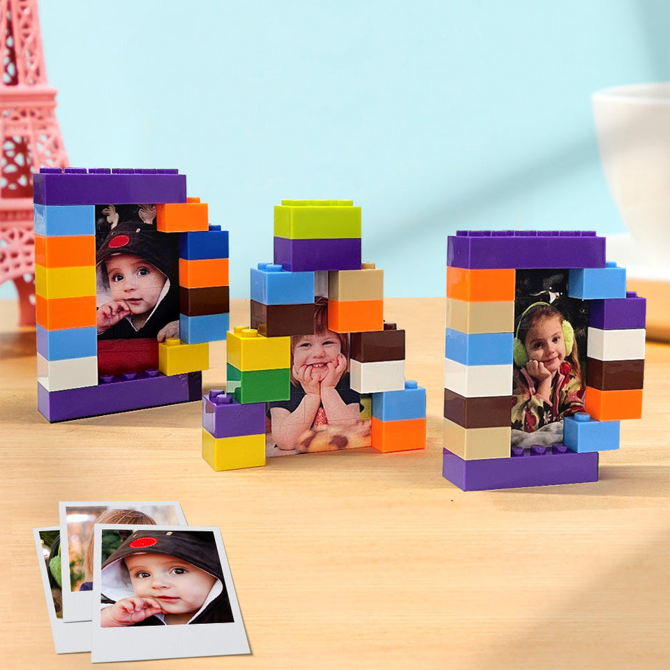 Any Photo - Personalized Father Photos Building Bricks