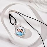 Drive Safe - Personalized Couple Photo Air Freshener Perfume Box Pendant