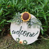 Welcome Sign - Crocheted Door Sign
