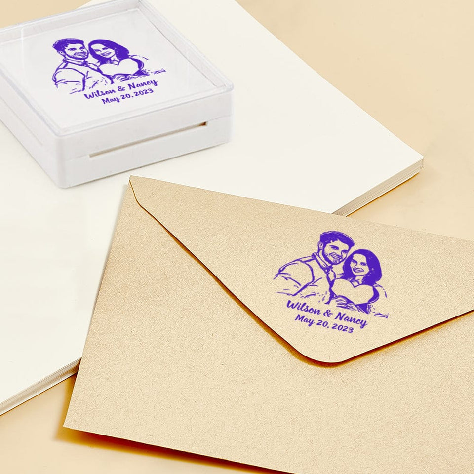 You & Me We Got This - Personalized Couple Photo Stamp