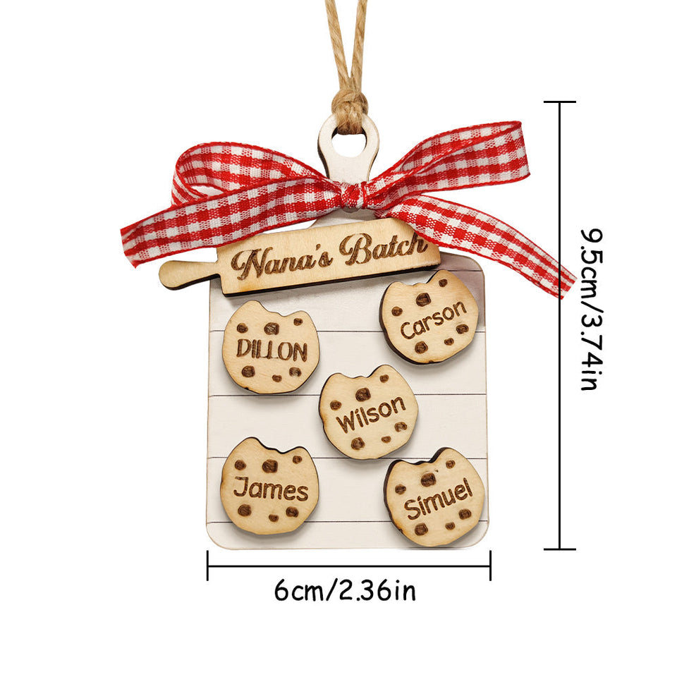 Grandma/Gigi/Nana's Batch - Personalized Grandma Family Gift Ornament