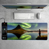 Any Photo - Personalized RGB Wireless Charger Photo LED Mouse Pad