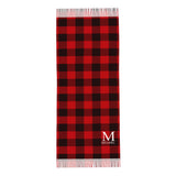 Personalized Initial Name Fringe Scarf