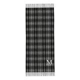 Personalized Initial Name Fringe Scarf