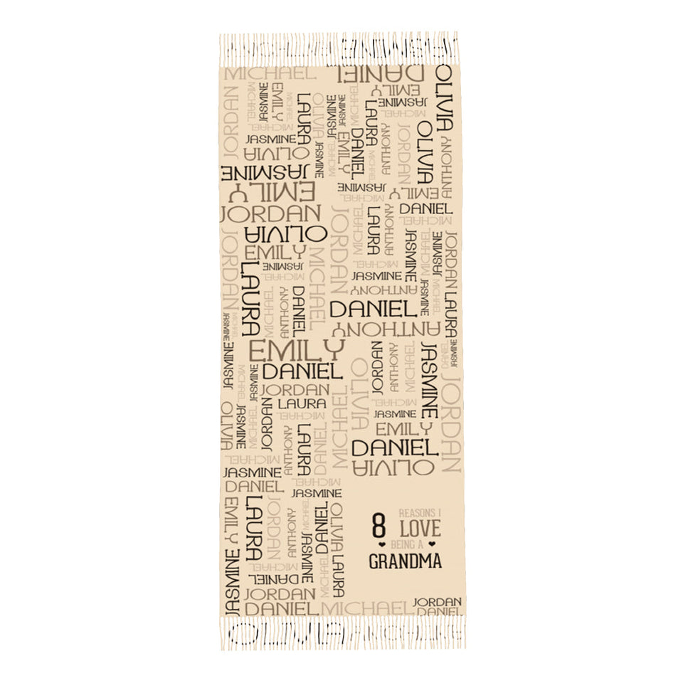 Custom Name Scarf