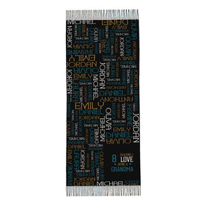 Custom Name Scarf
