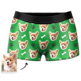 Custom Dog Face Boxers - Personalized Dog Men's boxer briefs