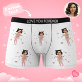 Custom Wife Or Girlfriend Face Boxers AR View - Personalized Couple Men's boxer briefs