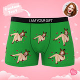 Custom Wife Or Girlfriend Face Boxers AR View - Personalized Couple Men's boxer briefs