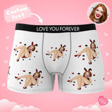 Custom Wife Or Girlfriend Face Boxers AR View - Personalized Couple Men's boxer briefs